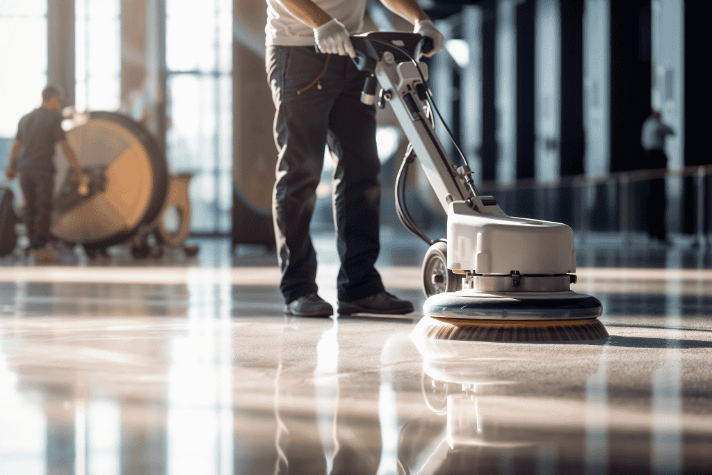 Business Floor Stripping and Waxing